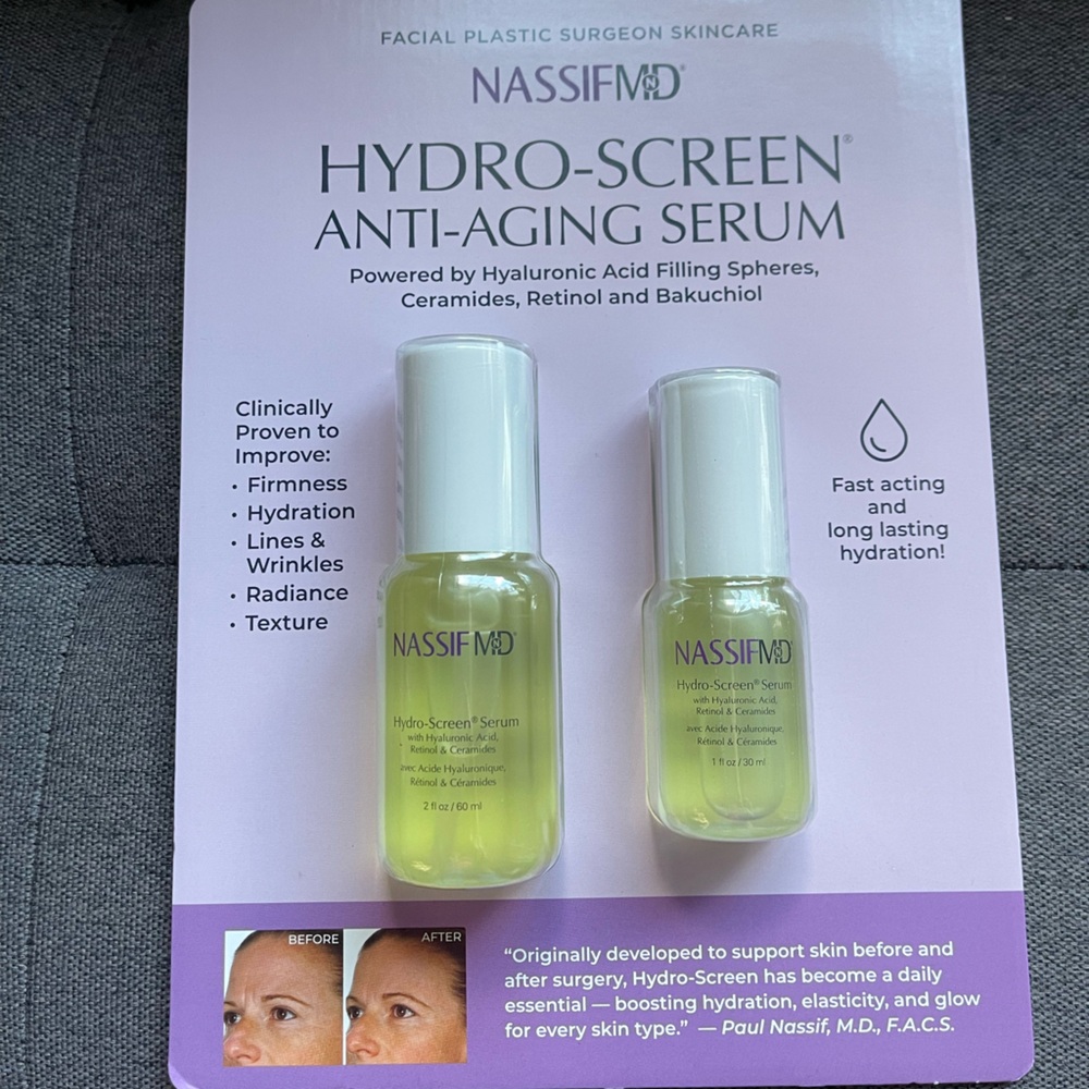 NassifMD Hydro-Screen Anti-Aging Serum - Yellow